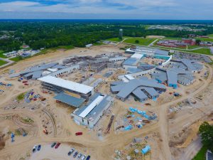 Fulton State Hospital construction progress - August 10, 2017