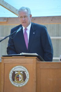 Governor Nixon joins Department of Mental Health, Office of Administration, and local elected officials for Fulton State Hospital groundbreaking.